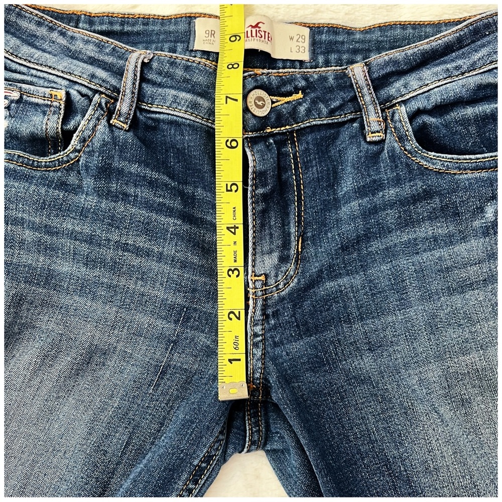Hollister Distressed Raw Hem Jeans Size 29 - Picture 9 of 16